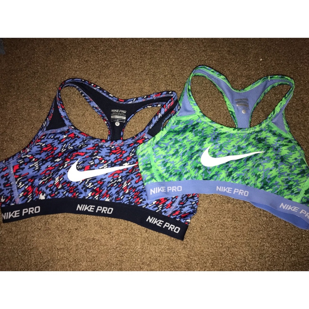 Nike pro sports bras